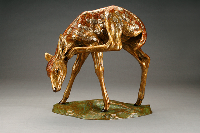 Fawn With An Itch, Life Size